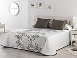 Cama 150 Tejidos JVR - Colcha Pique Megan Cama 150 - Color Marrón