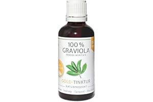 100% GRAVIOLA TINTURA ORO BIOLOGICA, 50 ml, 5 anni di estrazione, alto dosaggio. Direttamente dal produttore tedesco Graviola.de