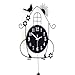 Produktbild dufgbiGlowing Big Swing Wanduhr Clock Rustikale Uhr Stummschaltung