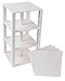 Strictly Briks Premium White Stackable Base Plates - 4 Pack 6" X 6" Baseplate Bundle With 30 White New and Improved 2 X 2 Stackers - Tower Construction - Compatible with All Major Brands