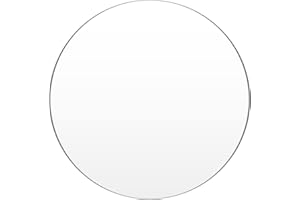 YIWONFU Metacrilato Plexiglás 1 Piezas, Panel Acrílico Redondo Transparente 1mm Vidrio Plastico Acrílico Cortable para Marcos de Fotos, Exposiciones de Proyectos, Pinturas y Más, 30cm de diámetro