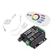 Produktbild WEIWEITOE-DE Sound Audio LED RGB RF Musik Controller Touch Fernbedienung 2 Kanal 12/24 V 18A New Store, Weiß,