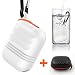 Produktbild Moretek AirPods Hülle IP67 Wasserdichter Tragbarer Schutzhülle Zubehör Cover Case für Apple Airpods (White 2)