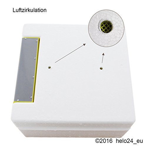 Inkubator Brutmaschine EW-48 mit Zeitschaltuhr, automatische Wendefunktion, Temperaturregler und Temperaturalarm - 8