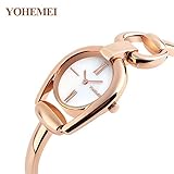 Easy Go Shopping Mode Uhr Damen Stahl Gürtel Pearl Shell Dial Wasserdichte Quarzuhr (Color : 3)