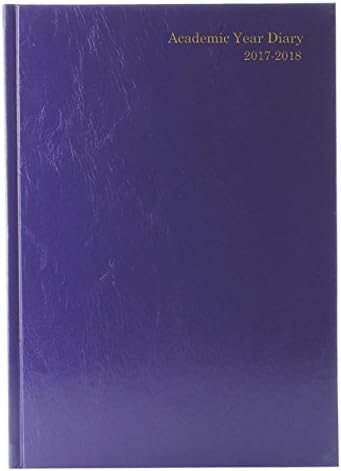 Condiary A5 Week To View 2017/18 Academic Diary - Blue