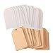 Produktbild MagiDeal 200pcs Etiketten Gift Anhänger Tags Geschenkanhänger Kraftkarton Geschenkkarten