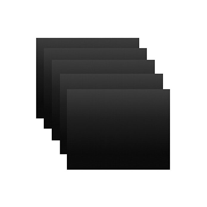 Bbq Toro Premium Grillmatten Set 5 Stck 40 X 33 Cm Dauer Backmatte Grillfolie Grillmatte Anti Haft Teflon Beschichtung Grillunterlage Bratfolie Backofenfolie Backofenmatte