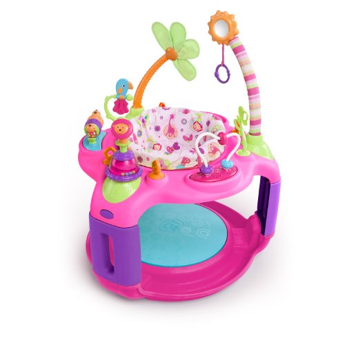 Bright Starts Sweet Safari Bounce-A-Round Baby Activity Centre (Pink)