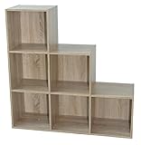 Alsapan Compo 3 x 2 x 1 Stepped Unit with Melamine, 91 x 91 x 29.5 cm, Oak Finish (Housewares)