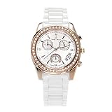 Stella Maris Damen-Armbanduhr Analog Quarz Premium Keramik Diamanten - STM15L5