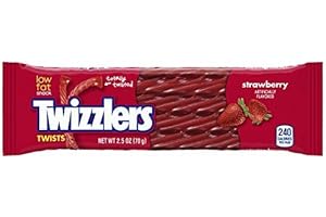Strawberry Twizzlers (Low Fat) x1 Pack by The Hershey Company