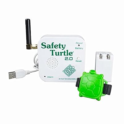 Safety Turtle Alarme de piscine enfant - Kit bracelet + base réceptrice - Safety Turtle 2.0