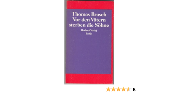 Vor Den Vatern Sterben Die Sohne Amazon De Bucher