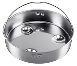 Silit Sicomatic Schnellkochtopf Einsatz, Dünsteinsatz, ungelocht, für Ø 22 cm, Edelstahl, spülmaschinengeeignet