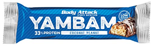 Preisvergleich Produktbild Body Attack YAMBAM Protein Bar 5x 80g (Coconut Peanut)