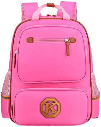 Student School Backpacks for Teenage Girls Waterproof Advanced Nylon Advanced School Bags for Boys Girls Kids (Pink)