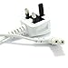 Produktbild (GC) weiß Netzkabel UK 3 Pin-Stecker zu Figur 8 Feige/C7 Kabel für Sonos Play: 5/Play: 3/Play: 1/Sonos Playbar Soundbar/Lautsprecher