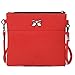 Produktbild Mode Frauen Leder(PU) Handy Umhängetasche mit Schleife Deco Rovinci Einfarbig Schultertasche Mini Handytasche Mädchen Patchwork Crossbody Schulterbeutel Geldbörse Zipper Tragetaschen Damenhandtasche