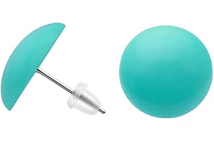 SOULCATS Soul-Cats Orecchini a bottone tondi in vari colori 16 mm