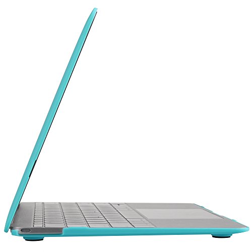 iDOO MacBook Schutzhülle / Hard Case Cover Laptop Hülle [Für MacBook 12 Zoll Retina: A1534] – matt, Hellblau - 3