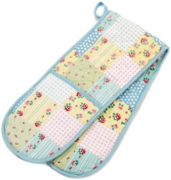 Mad About Cooking 18 x 88 cm Small Double Oven Glove, Patchwork Rose, Multi-Color