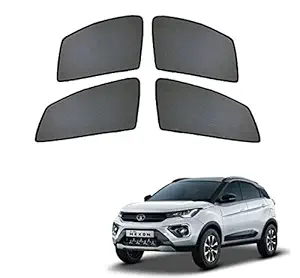 Kozdiko Half Magnetic Car Sunshades Black Colour for Tata Nexon 2021