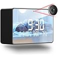 Asleesha Alarm Table Clock Wi-Fi CCTV Camera, HD Long Working Time, Wi-Fi Live Streaming Video Audio Recorder