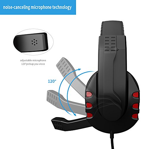 Etpark Auriculares Gaming - 3 5mm Cancelaci  n De Ruido Gaming Headset  juego auriculares con micr  fono para nueva Xbox One PS4 port  til Mac Tablet iPhone iPad iPod