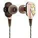 Produktbild zanasta In-Ear Kopfhörer Stereo Headset | Ohrhörer mit Mikrofon, Ergenomisches Design | 3,5mm Klinkenstecker Kabel (Klinke) Rosegold