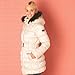 Womens adidas NEO Womens Neo Down Parka in Ecru - 4-6