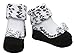 Baby Emporio - 0-9 Months - Baby Girl Mary Jane Party Socks - 3 Pairs in Gift Package (Black)