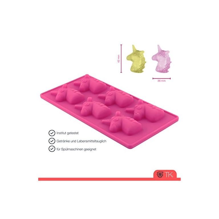 TK Gruppe Timo Klingler 2er Pack Eiswürfelform Silikon Silikonform