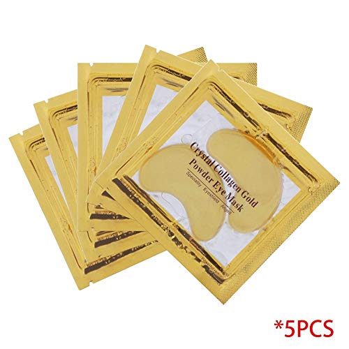 Preisvergleich Produktbild Anti-falten Augenmaske feuchtigkeitsspendende Gesichtspflege Natürliches Gold Kristall Kollagen Protein Augenmaske Augenpflege Patch Ziehen Augenbeutel
