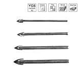 S&R Fliesenbohrer, Glasbohrer, Keramikbohrer Set, in...