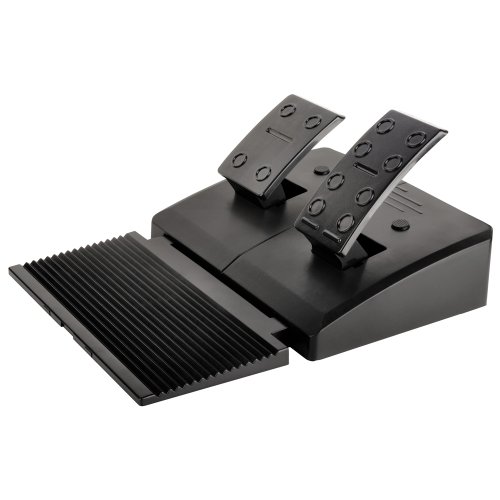 Speedlink Drift O.Z. Lenkrad für PC (Schaltknauf, Gas- und Bremspedale, XInput und DirectInput, Vibrationsfunktion, einstellbare Lenk-Empfindlichkeit) schwarz-orange - 3