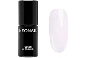 NÉONAIL NEONAIL Smalto Semipermanente Unghie 7,2 ml Smalto Bianco Lattiginoso Tears of Happiness Smalti Glitter Gel Per Unghie UV Led Nail Polish NEONAIL Colori Smalto Brillantini Unghie
