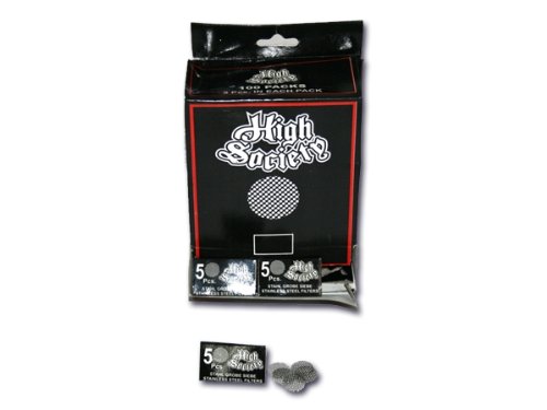 Preisvergleich Produktbild GROBE STAHLSIEBE - HIGH SOCIETY - STAHL - Ø 20MM - 100 X 5 STK.