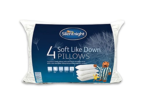 Silentnight Soft Like Down Pillow - 4 Pack