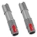 Produktbild spares2go Quick Release ausziehbar Schlauch für V10 SV12 Cyclone Animal Absolute Kabellose Staubsauger (2 Stück)
