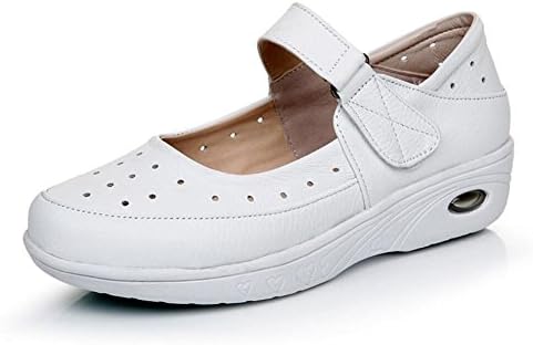 Professional Air Cushion Nurse Shoes Flat Shoes, 5 Uk, White