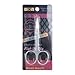 Well-Goal 1pcs VOV Ladies Curved Edge Eyebrow Hair Scissor Tone Makeup Tool---Silver