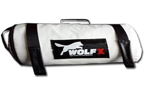 WOLFX Power Cloth/Sand FILLED Bag Boxing MMA Training Fitness 5-40kg (white)
