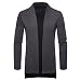 Produktbild SuperSU Klassisch Vintage Zwei-Knopfleiste Revers Blazer Herren Strickjacke Kapuzenpullover Sakko Sweatjacke mit Kapuze Mantel Hoodie Outwear Sweatshirt für Hochzeit Formeller Anlass