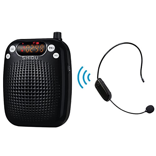 Amplificateur Vocal Portable Mini – Bluetooth 5.0, Micro Inclus, TF/FM/enregistrement, 5W, Design Compact