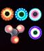 Price comparison product image Very Cool Glowing In The Dark LED Light Finger Spinner Fidget Spinner Stress Anxiety Relief Toy
