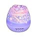 Price comparison product image Rose Star Light,Sunvito Night Lighting Lamp 360 Degree Rotating Romantic Cosmos Moon Star Sky Rose lights Christmas Gift for Children Baby Lover,4 Bright LED Beads,4 Light Ribbon Slices,DC5V/Battery Powered USB cable powered (Purple)