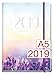 Produktbild Chäff-Timer Premium A5 Kalender 2019 [Flieder] 12 Monate Jan-Dez 2019 - Gummiband, Einstecktasche - Terminkalender mit Wochenplaner - Organizer - Wochenkalender