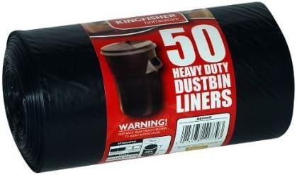 3XSET OF 50 HEAVY DUTY DUSTBIN LINERS BIN BAGS. REFUSE. 75 LITRE SIZE SACKS