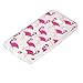 Galaxy J7 2017 Tpu Case,Galaxy J7 2017 Clear Case,Leeook Thin Transparent Slim Fit Soft Gel Flexible Scratch-Resistant Pretty Pink Bird Pattern Crystal Clear Silicone Tpu Rubber Bumper Case Cover for Samsung Galaxy J7 2017+ 1x Black Stylus